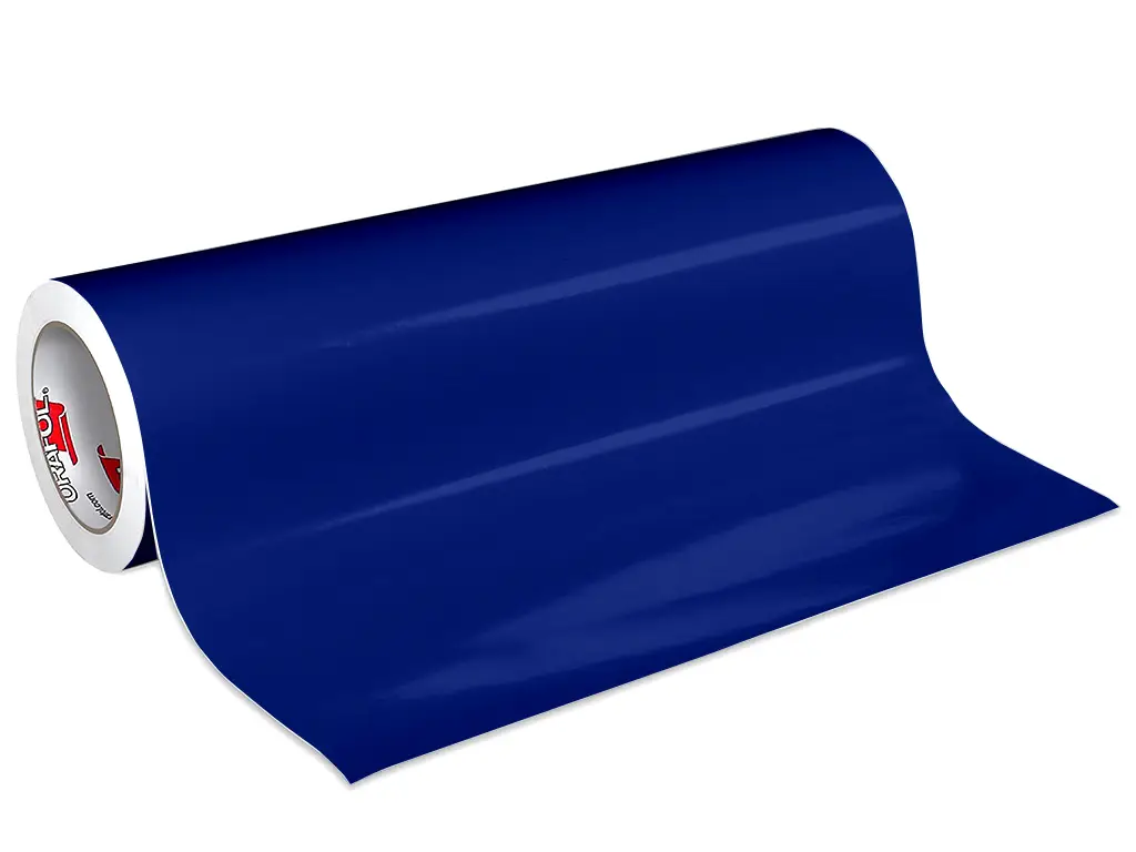 Autocolant albastru cobalt lucios Oracal 641G Economy Cal, Cobalt Blue 065, rolă 63 cm x 3 m, racletă de aplicare inclusă