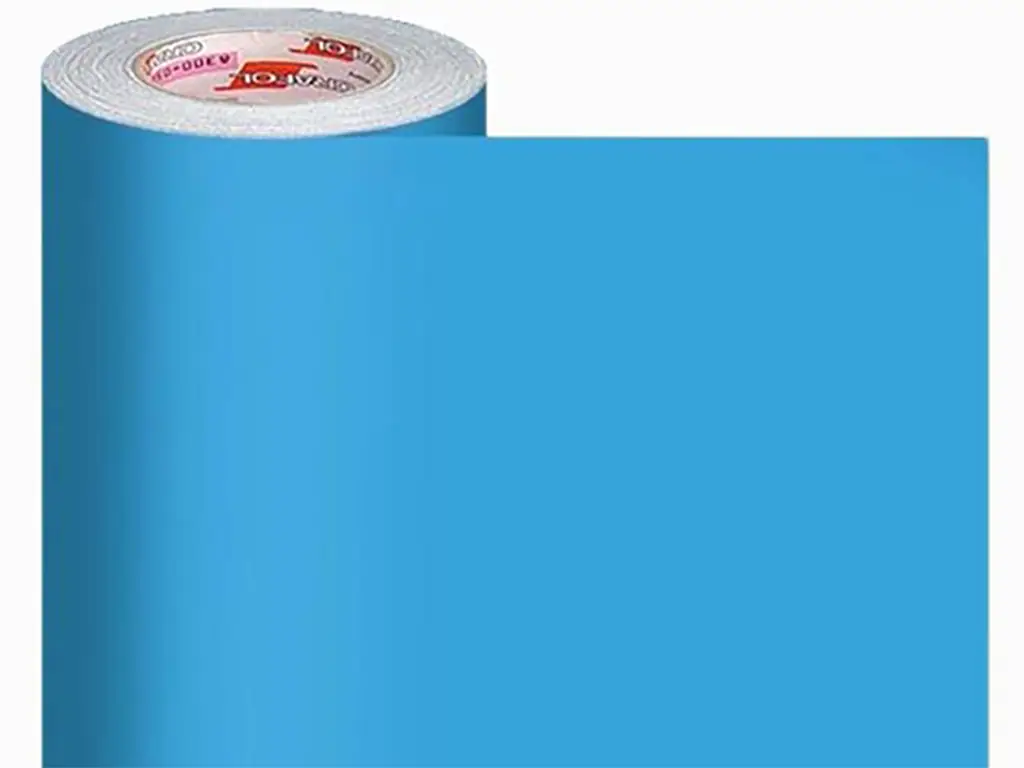 Autocolant bleu mat Oracal Economy Cal, Ice Blue 641M056, lățime 126 cm