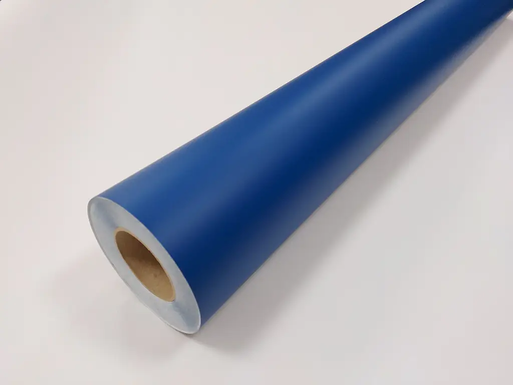 Autocolant albastru mat, X-Film Blau 3653, lățime 126 cm