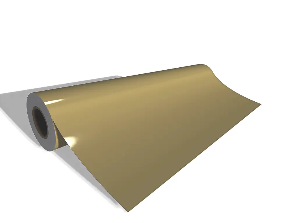 Autocolant auriu lucios Oracal Intermediate Cal, Gold 651G091, lățime 126 cm