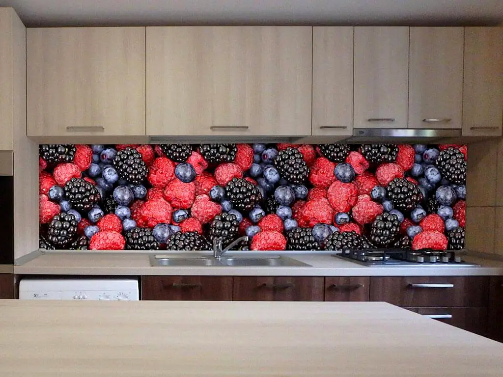 Autocolant decorativ Fructe de pădure, Folina, rolă de 80x400 cm