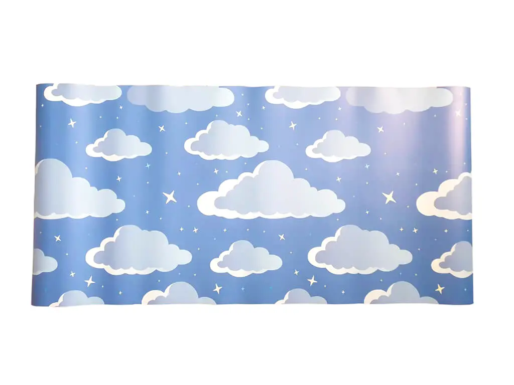 Autocolant decorativ, Folina, model cer cu nori, 100 cm lăţime