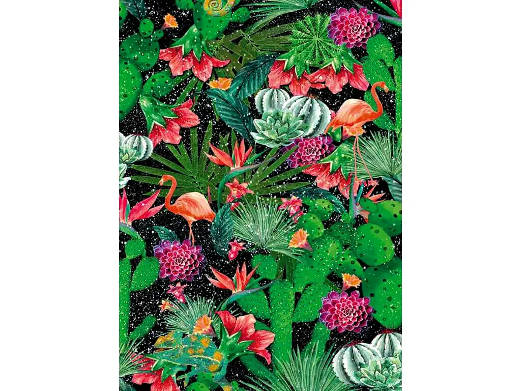 Autocolant mobilă decorativ Cintia, d-c-fix, imprimeu exotic, multicolor, 45 x 150 cm