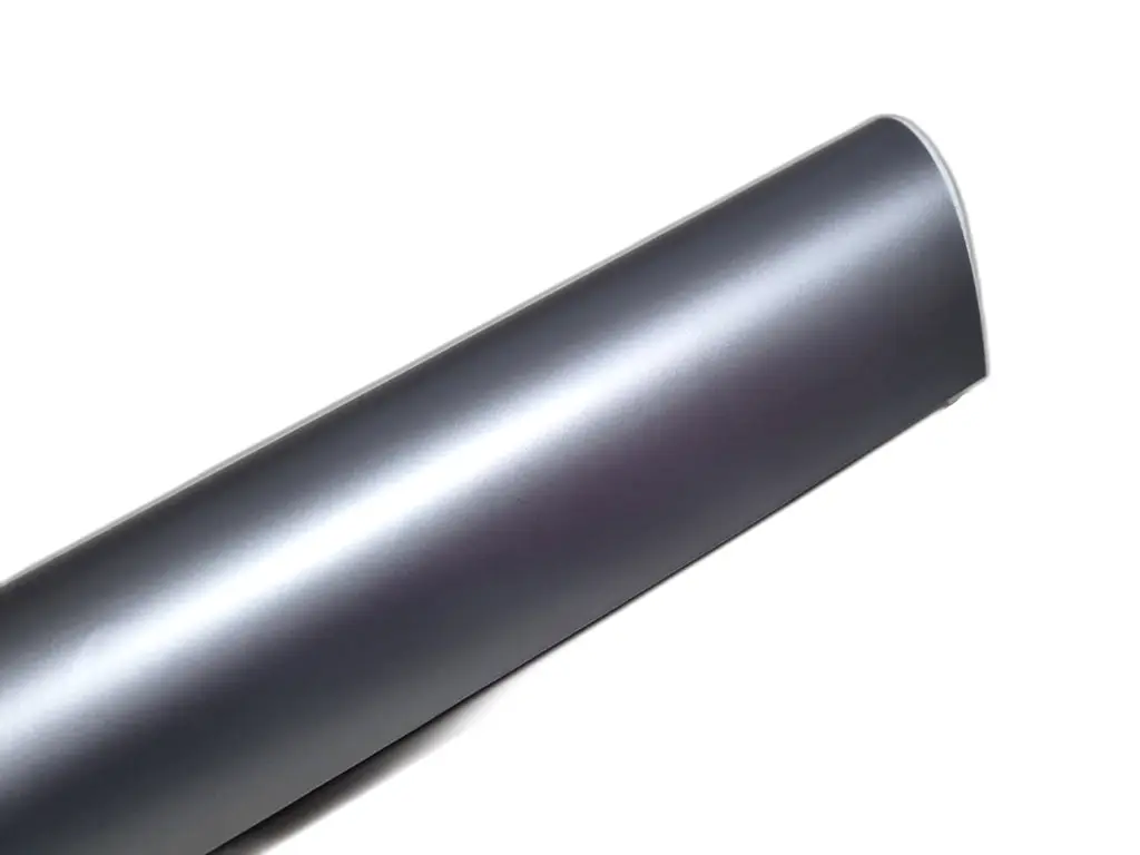 Autocolant gri metalic cu aspect mat, Folina, rolă de 75x200 cm