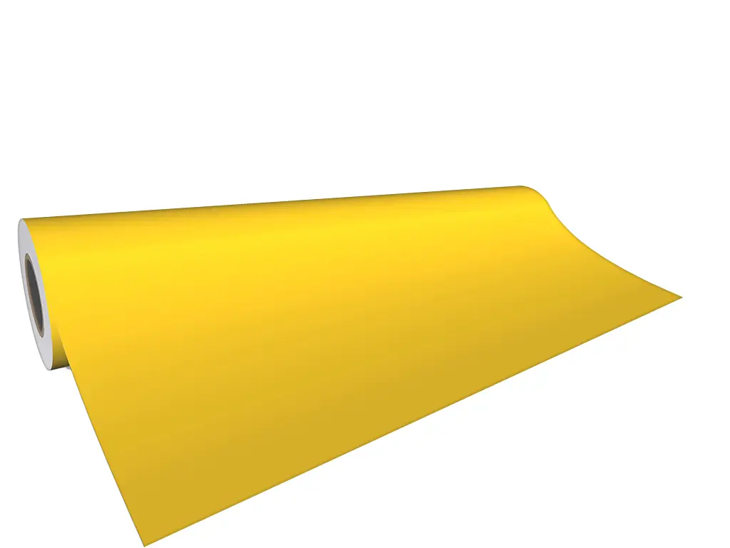 Autocolant galben mat Oracal Intermediate Cal, Yellow 651M021, 126 cm lățime