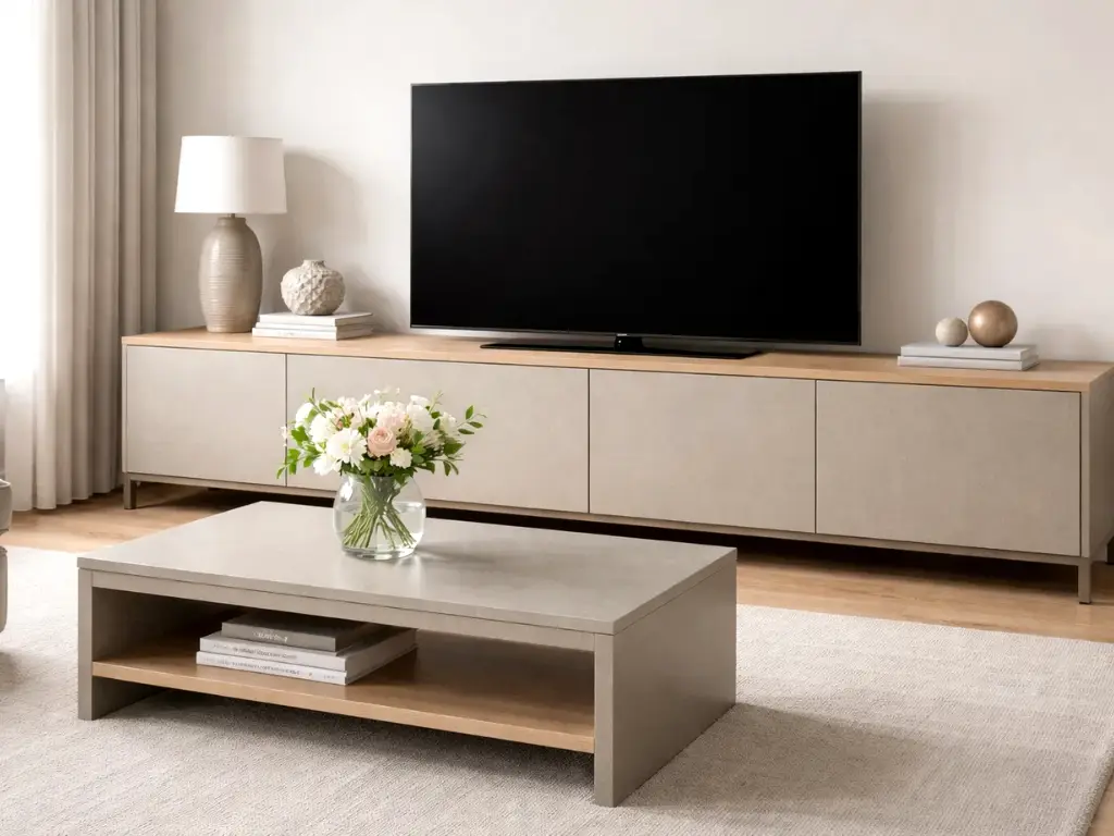 Autocolant mobilă premium, grej mat soft touch, 122 cm lățime
