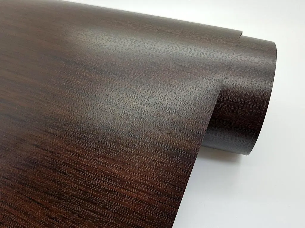 Autocolant imitaţie lemn wenge 152 cm