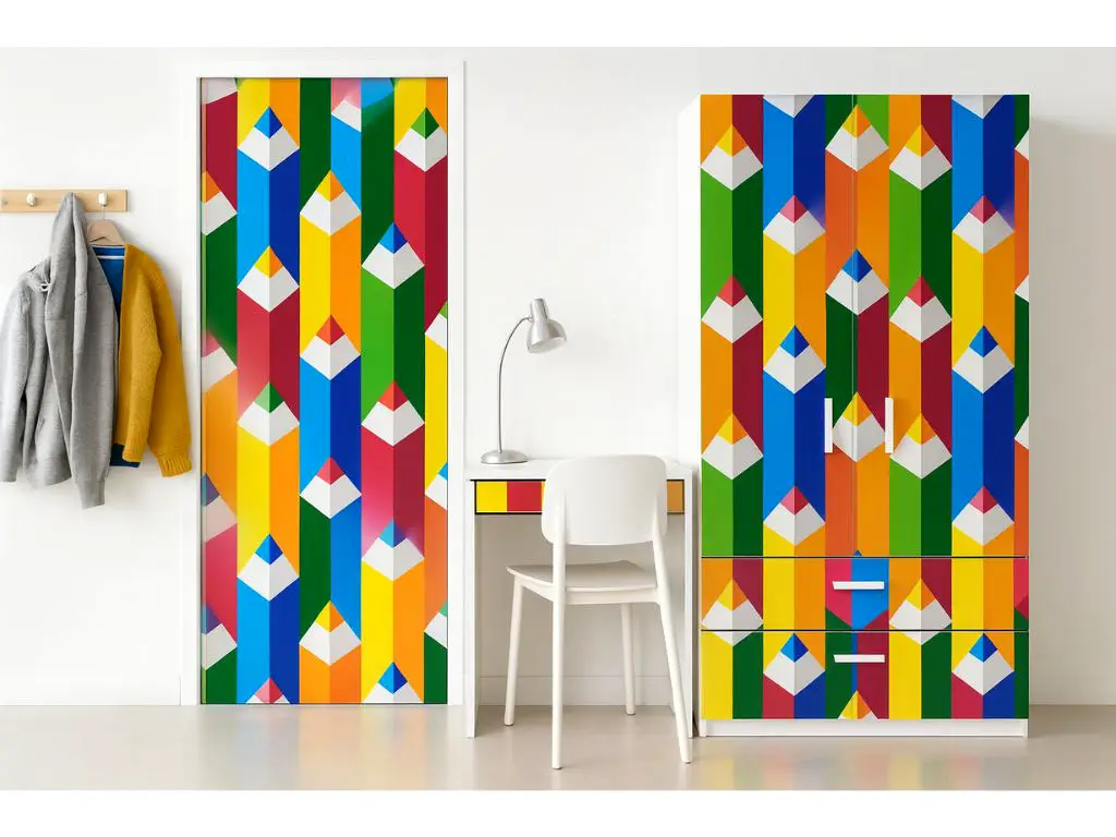 Autocolant decorativ multicolor – ideal pentru camera copiilor