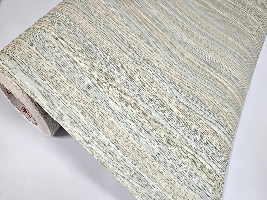 Autocolant mobilă lemn gri, Folina W0369, 122 cm lățime