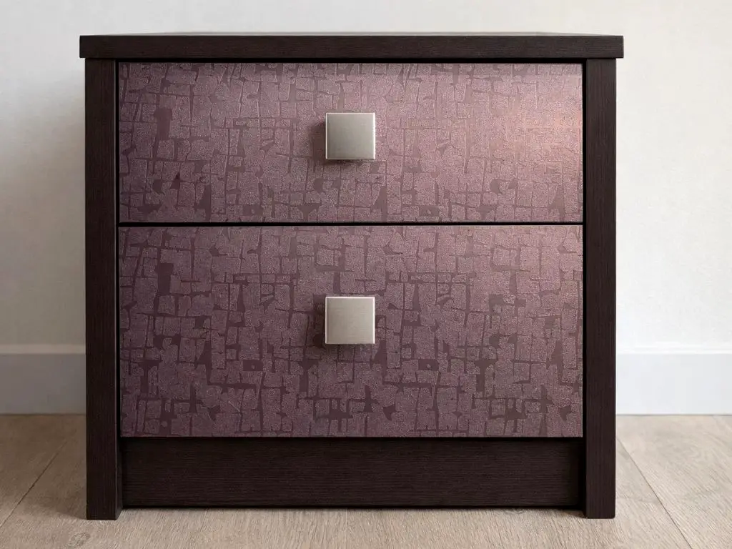 Autocolant violet prăfuit, efect metalic 3D texturat, Mayan Chameleon - 75x250 cm