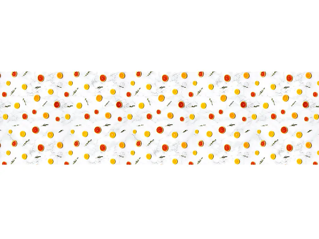Autocolant decorativ Citrice, Folina, multicolor, rolă de 80x400 cm