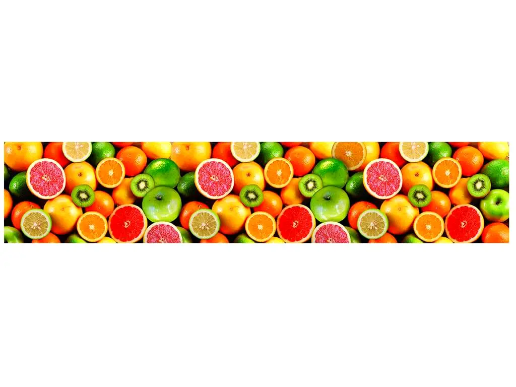 Autocolant decorativ Fructe, Folina, multicolor, rolă de 80x400 cm