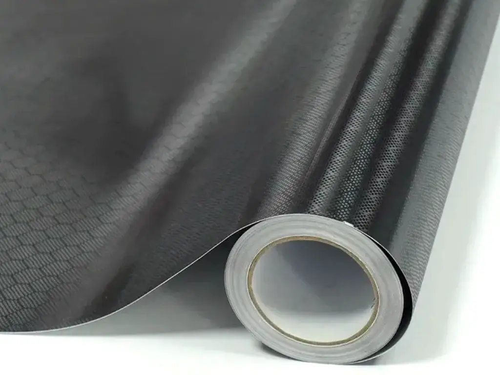 Folie Carbon Tech Black - pentru colantări interior auto - 75x200 cm