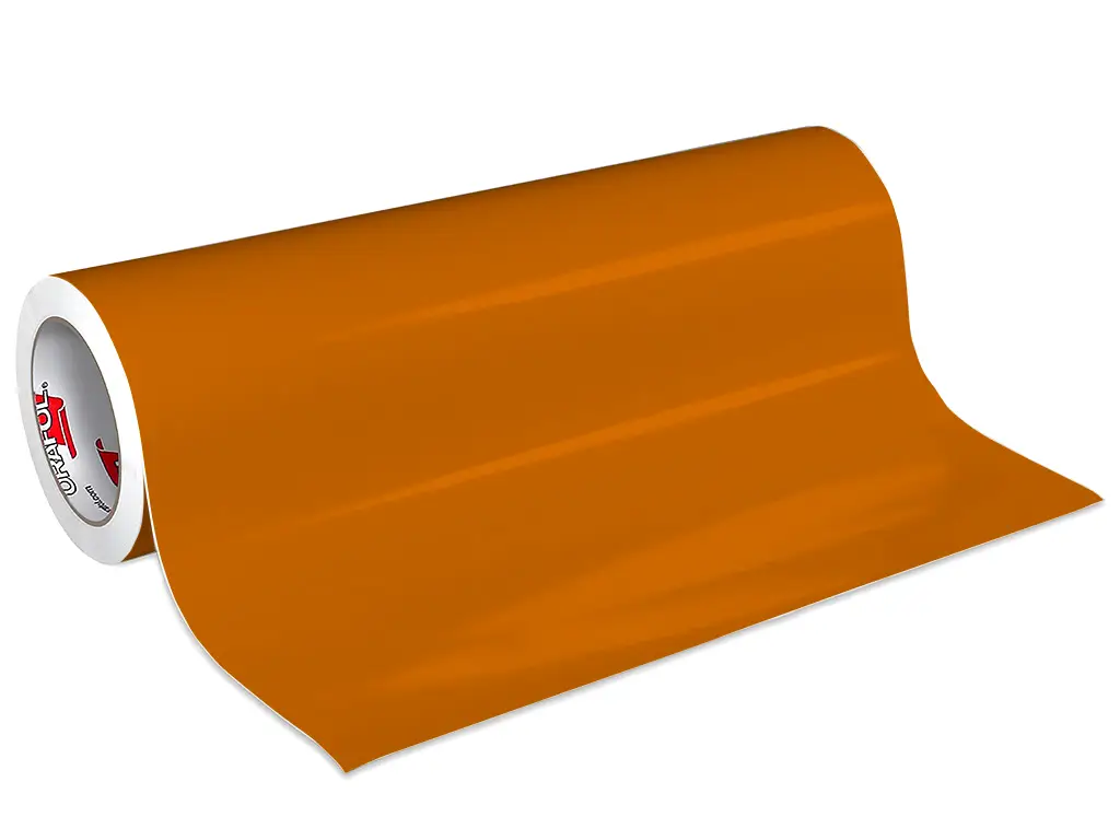 Autocolant portocaliu pastel lucios Oracal 641G Economy Cal, Pastel Orange 035, rolă 63 cm x 3 m, racletă de aplicare inclusă