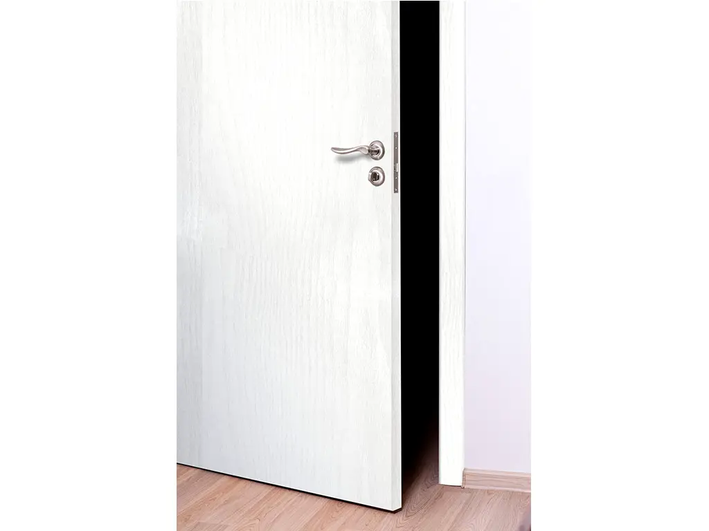 Autocolant uşă lemn alb mat, Whitewood, rolă de 90x250 cm