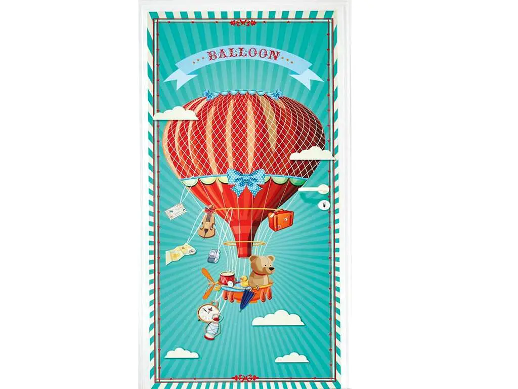 Autocolant uşă Balloon, d-c-fix, pentru cameră copii, rolă de 90x200 cm