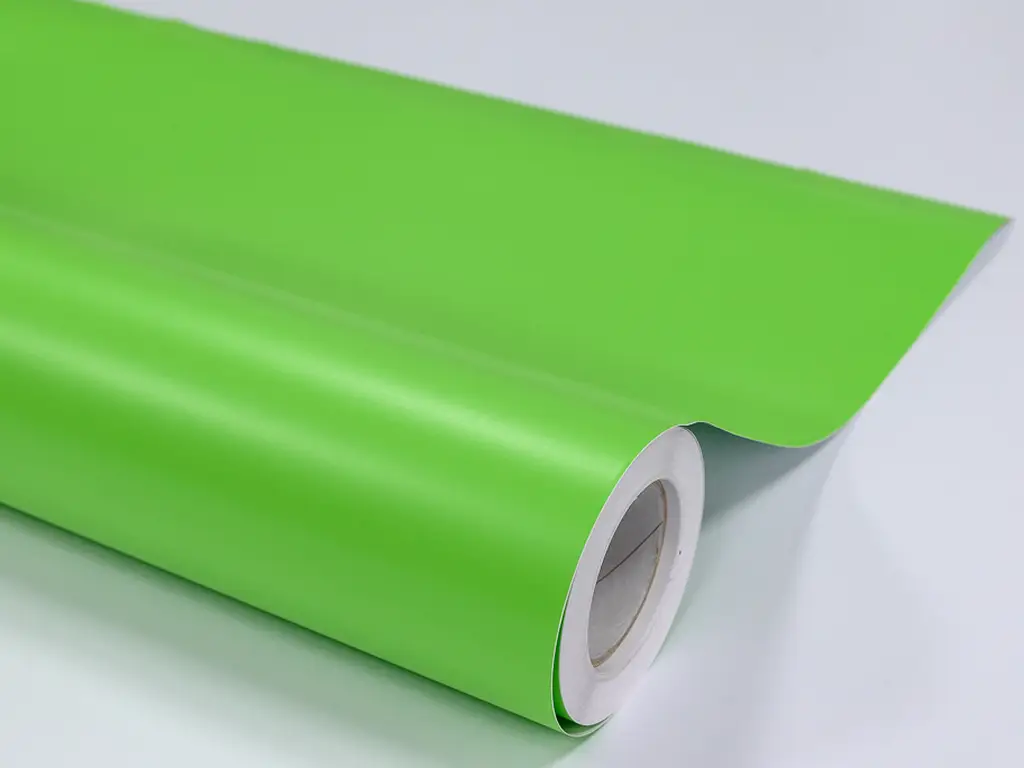 Autocolant verde deschis mat, Aslan, Apple Green, 122 cm lăţime