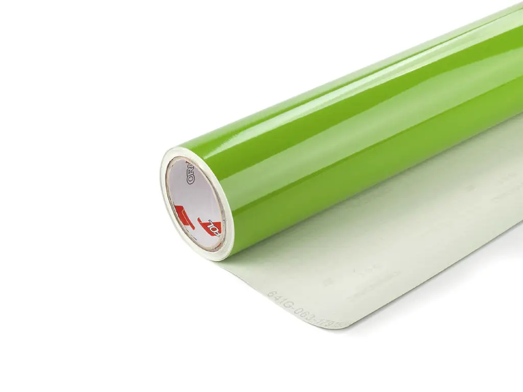 Autocolant verde măr lucios Oracal 641G Economy Cal, 641G063, 100 cm lățime