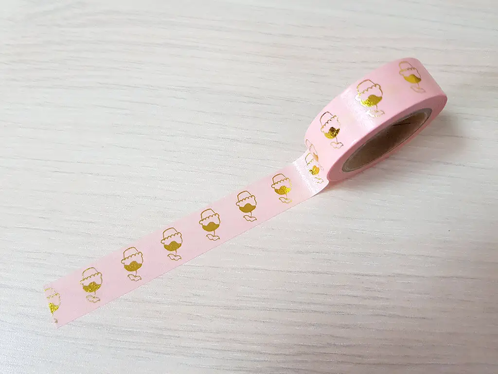 Bandă adezivă Washi Tape cupcake