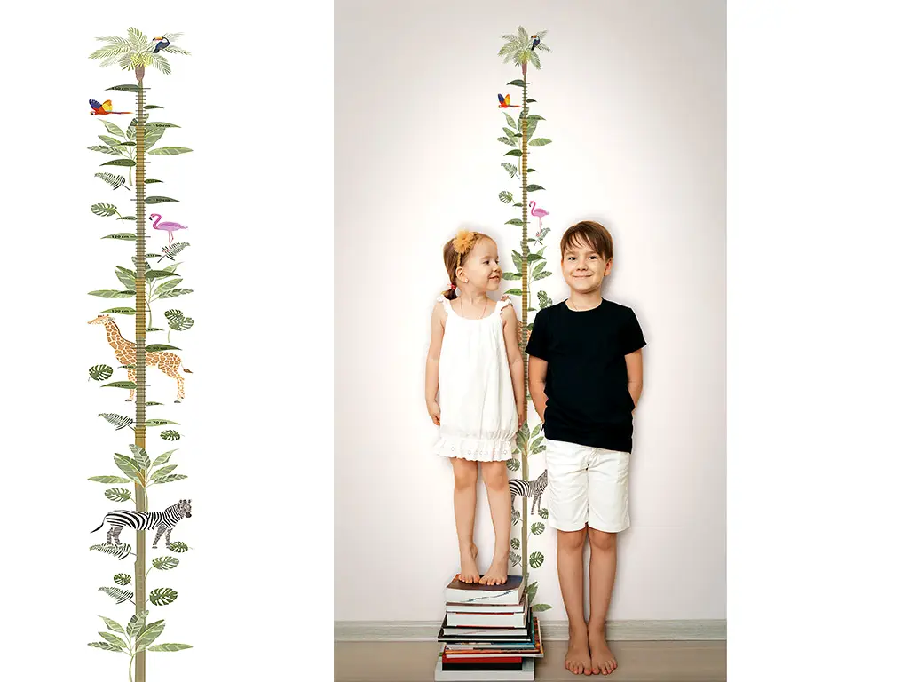 Bordură decorativă cameră copii, cu gradaţie metru, Marburg Little Adventures, 17x270 cm