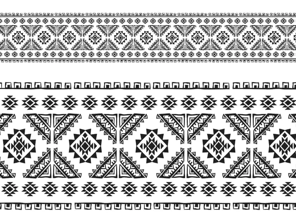 Set 5 Borduri decorative autoadezive, Folina 29, cu motive tradiţionale româneşti, 10x100 cm