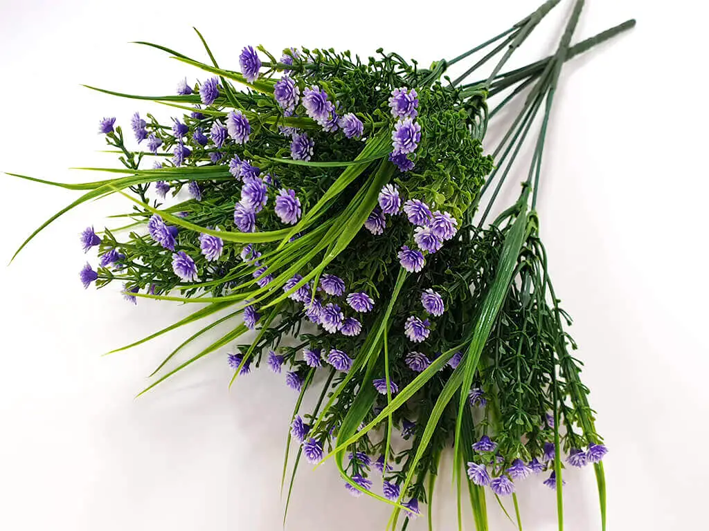 Flori artificiale mov, 30 cm înălţime