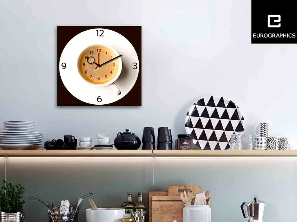Ceas decorativ bucătărie Cafea