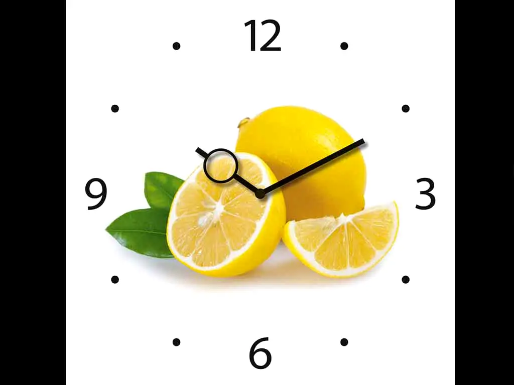 Ceas decorativ bucătărie Lemon