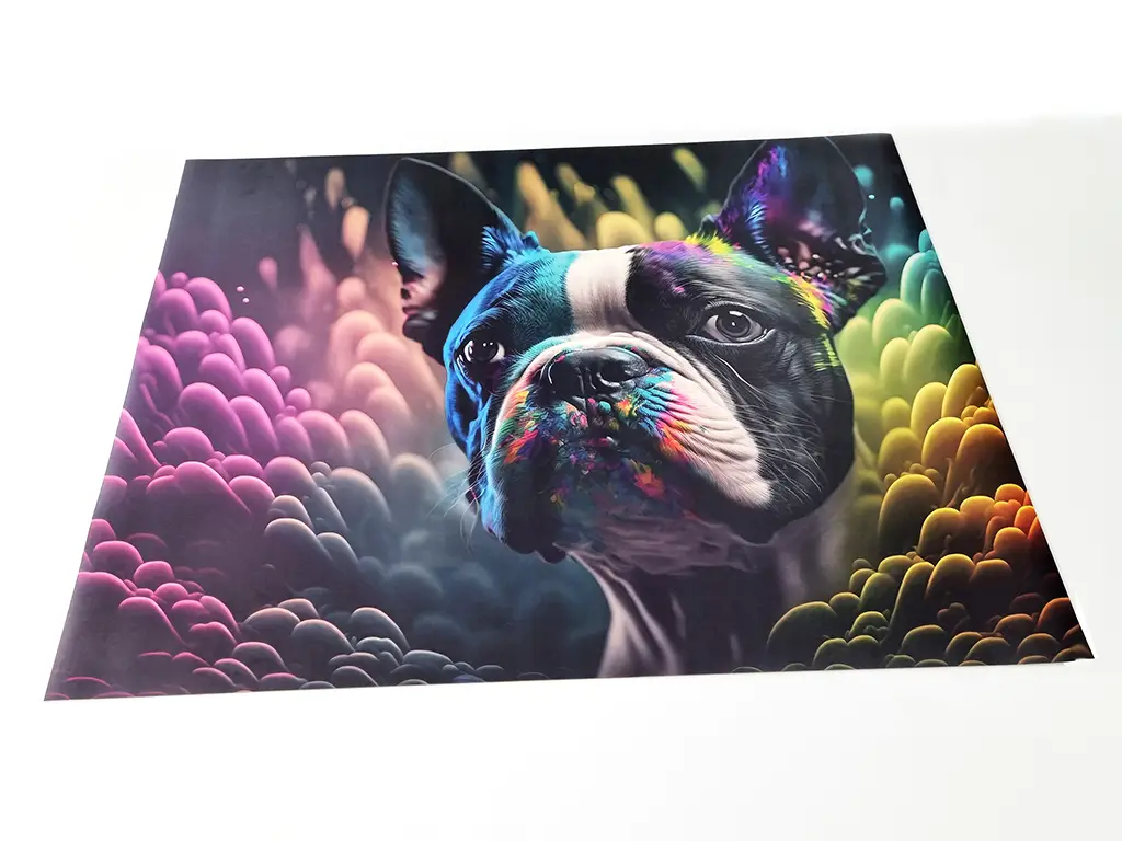 Covor antiderapant din vinil, model multicolor, 79 x 100 cm