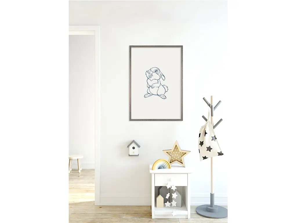 Decor cameră copii, fototapet şi 2 tablouri Komar Hide away Bambi