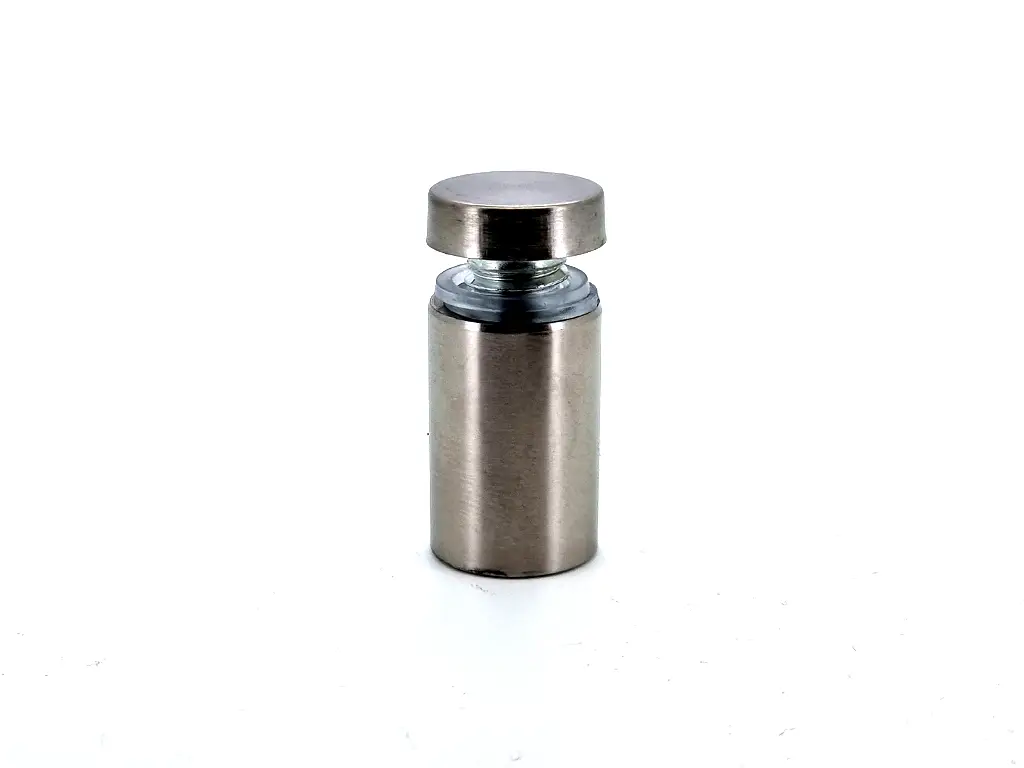 Distanţiere semnalistică, din inox argintiu, 16 x 25 mm