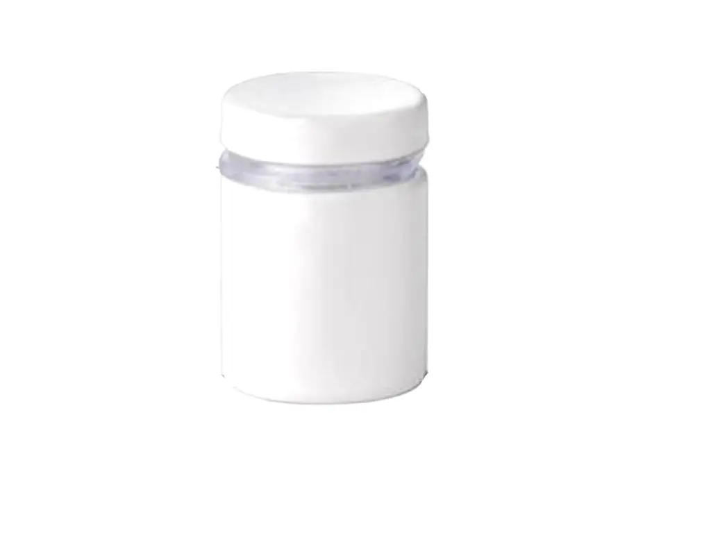 Distanţiere semnalistică albe, Folina, din inox, 16 x 15 mm