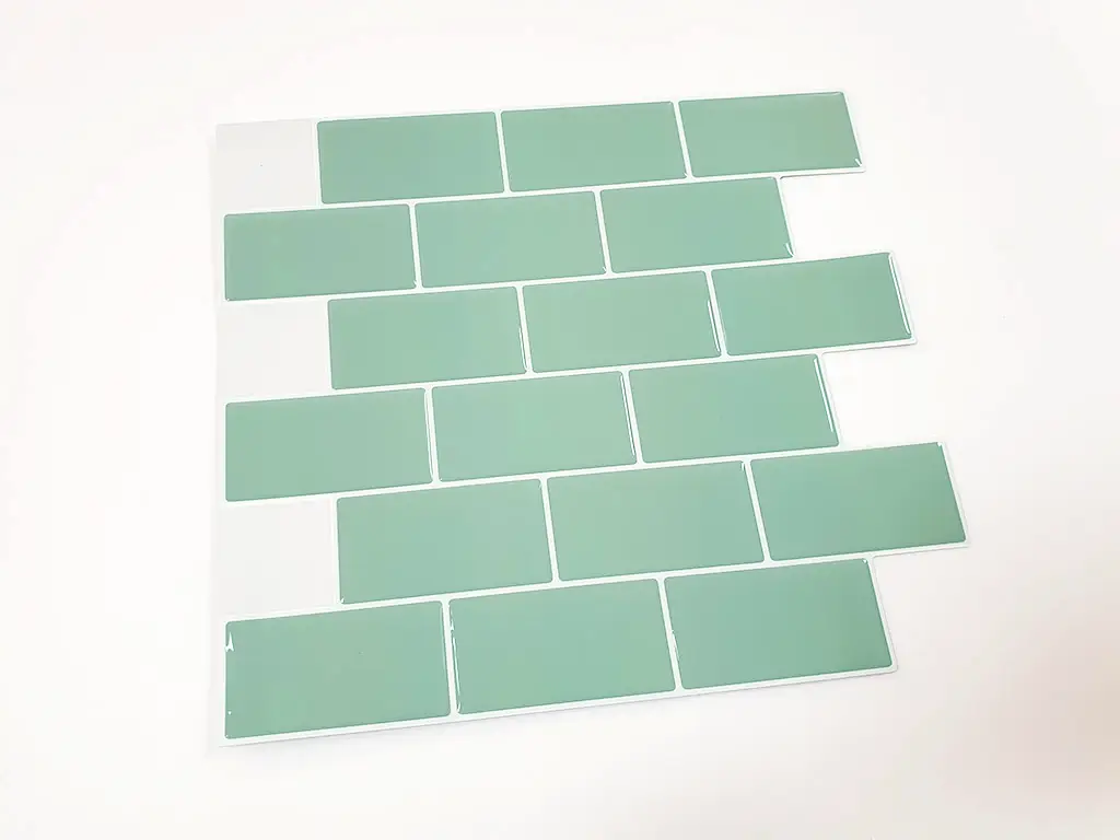 Faianţă autoadezivă 3D Smart Tiles Aqua, Folina, turcoaz - set 10 bucăţi