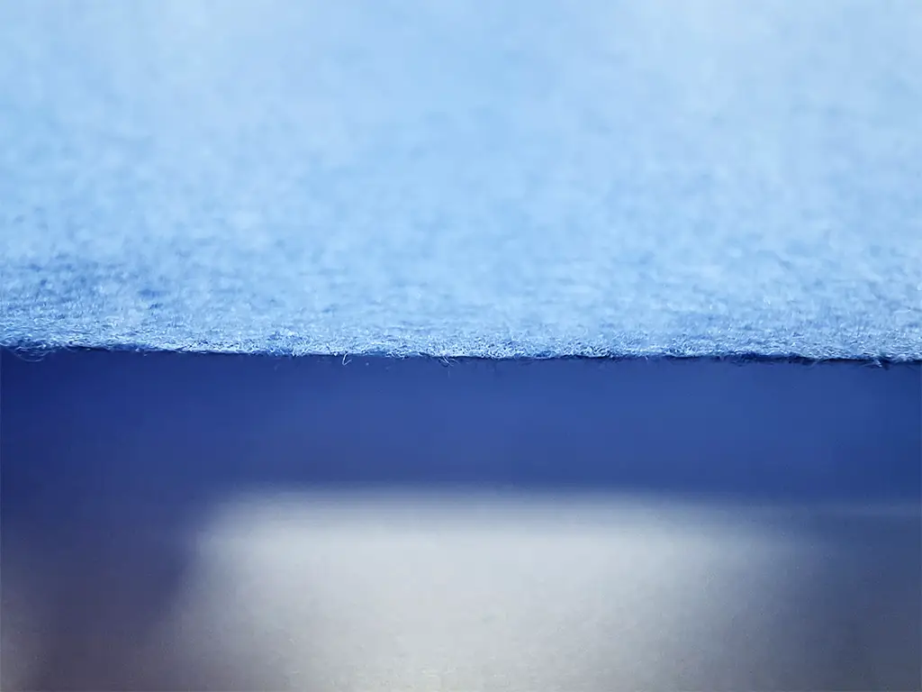 Fetru la metru, pâslă albastru sky blue cu grosime de 1 mm, lățime 90cm