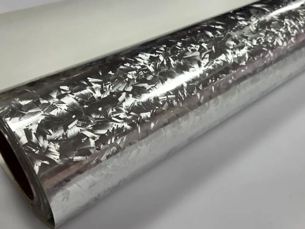 Folie auto carbon forjat argintiu, rolă 75x300 cm