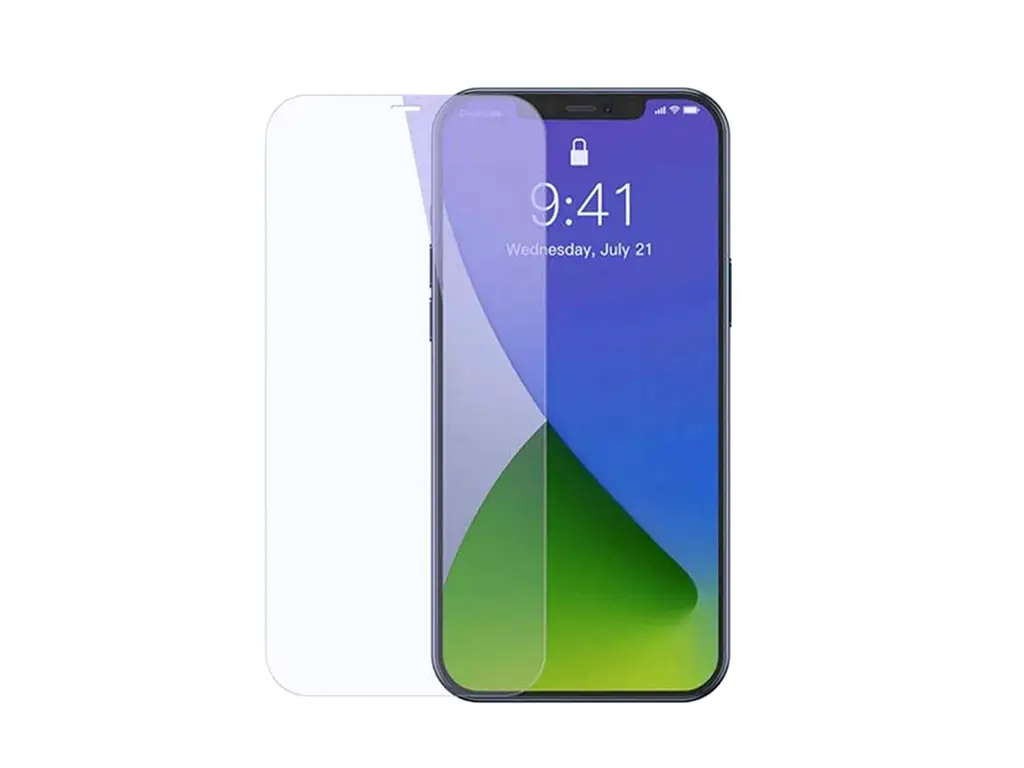 Folie de protecție din silicon, antișoc, 9H, foarte rezistentă, pentru Iphone 12 - set din 2 bucăți