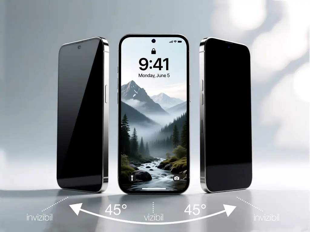 Folie din silicon premium Privacy și Anti-Shock pentru Samsung Galaxy S26 FE