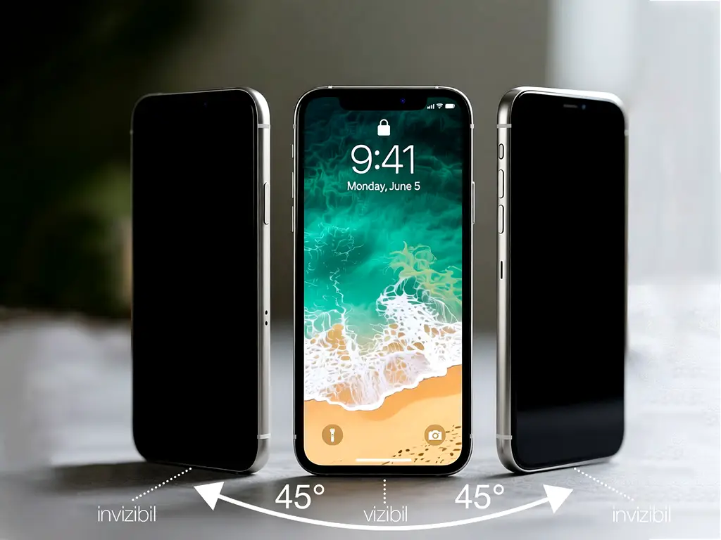 Folie din silicon premium Folina, anti-shock, privacy, mată, antiamprentă, pentru Iphone 14 Plus - set din 2 bucăți