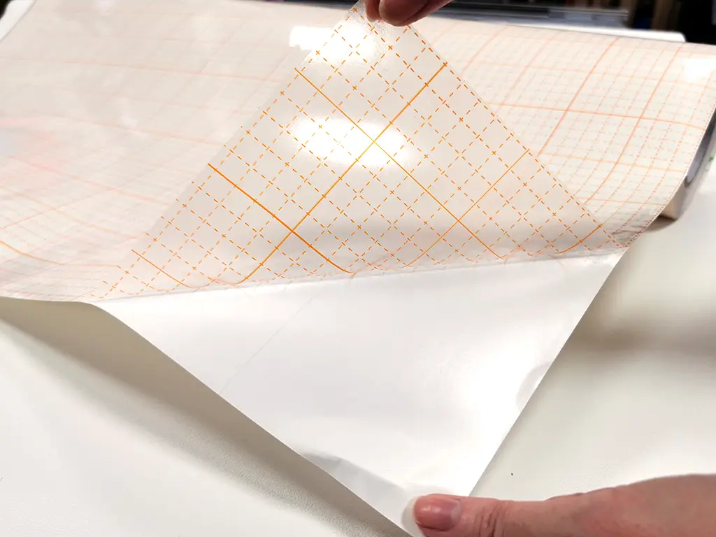 Folie transfer cu gradație pentru aplicare stickere, rolă de 25 cm x 10 m