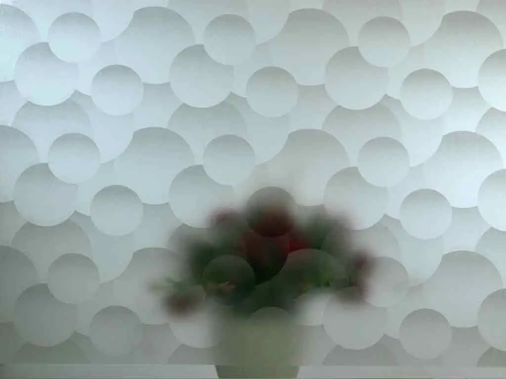 Folie geam autoadezivă Bubble, Folina, imprimeu geometric, lățime 120 cm
