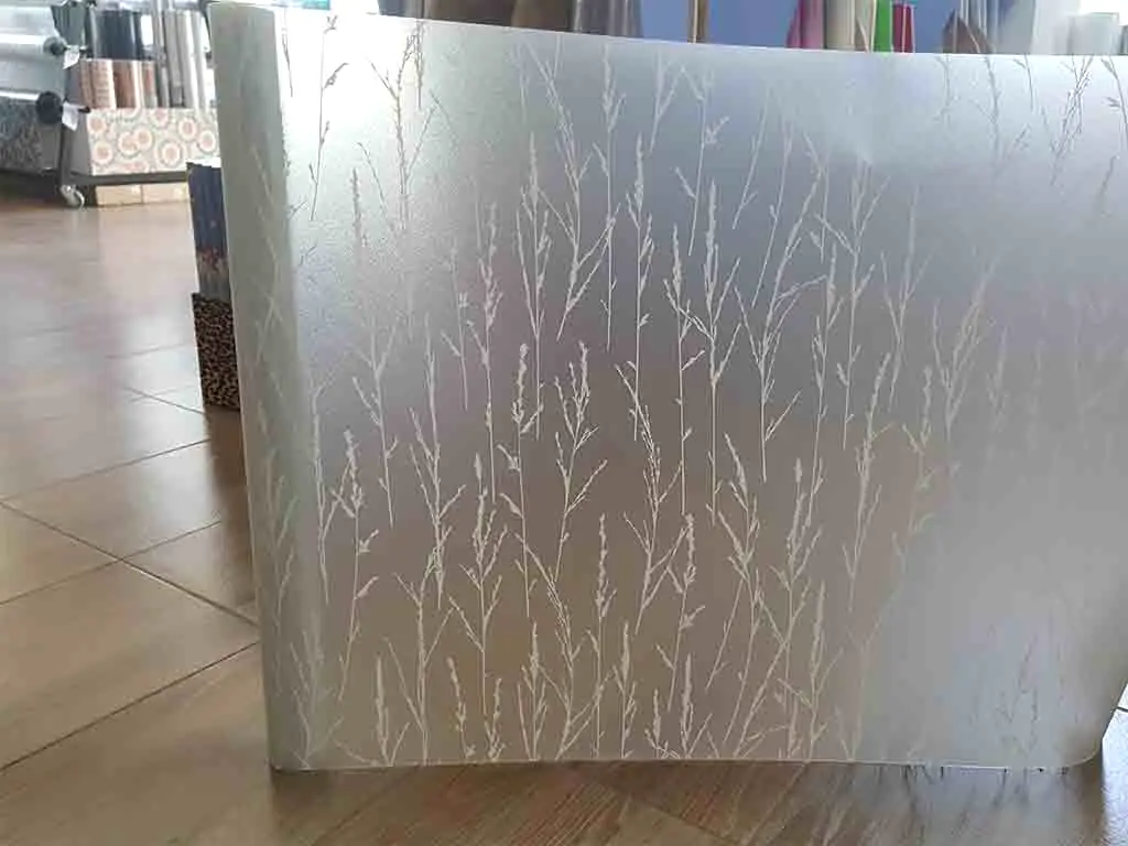 Folie geam electrostatică Devera, d-c-fix, sablare cu model spic de grâu, translucidă, 67 cm lăţime