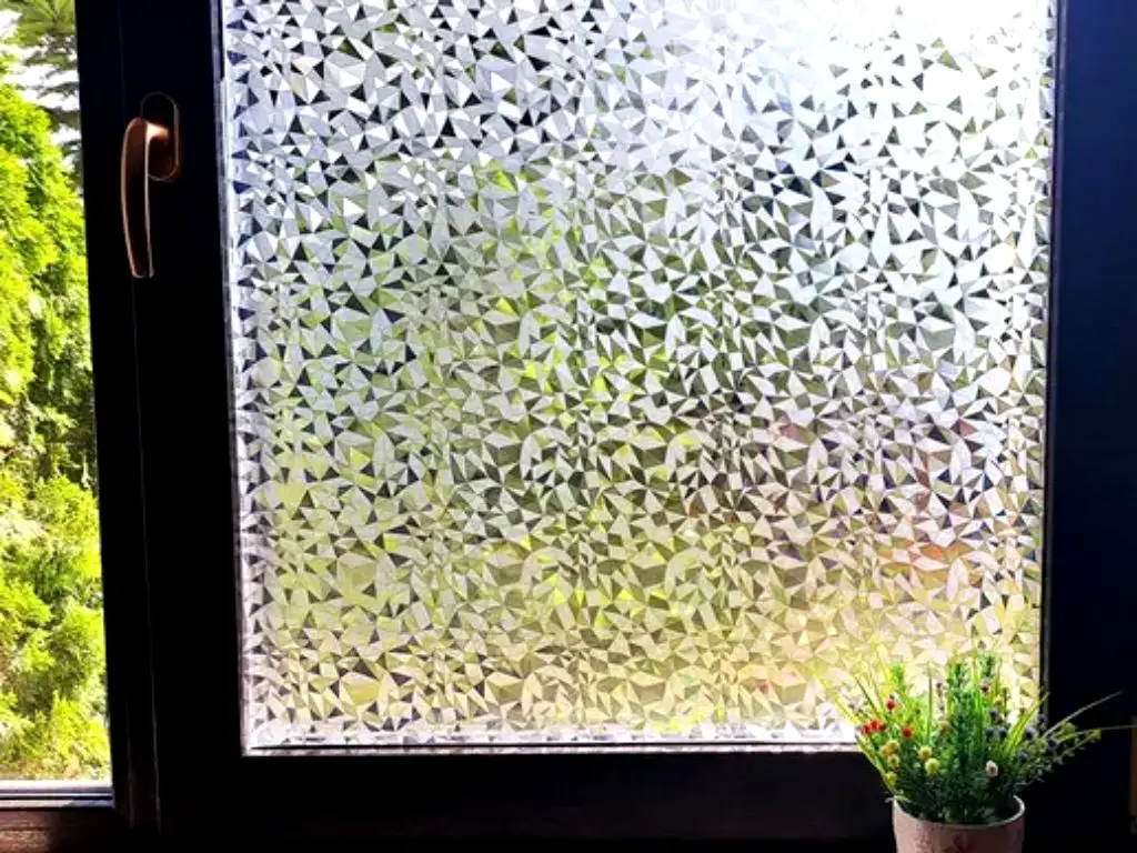 Folie geam autoadezivă, mozaic translucid, 50x120 cm