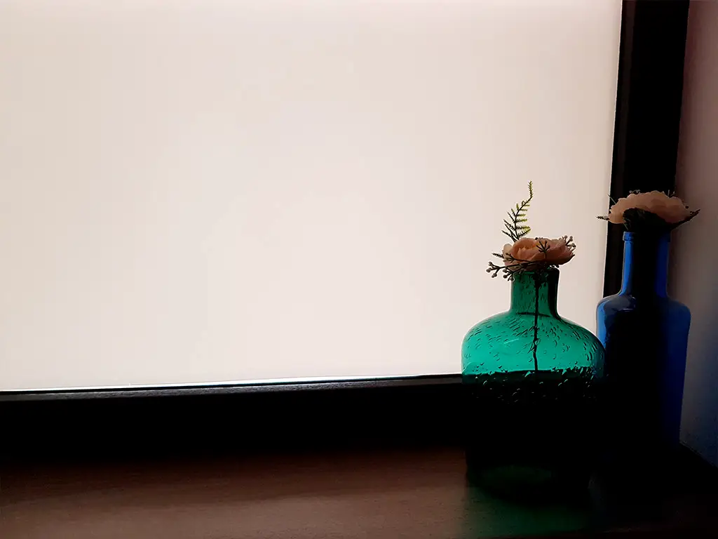 Folie geam autoadezivă White Out, aspect lăptos, 75X200 cm