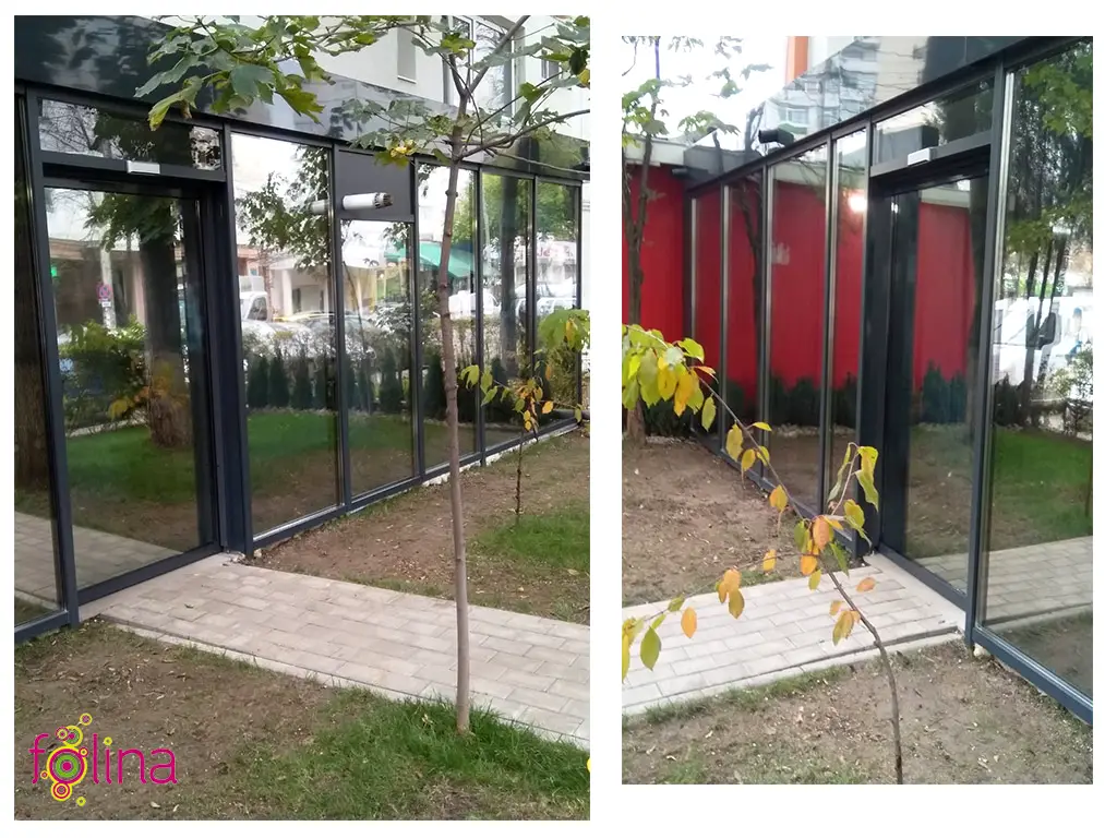 Folie protecție solară reflexivă 80%, Silver 20, efect de oglindă, cu aplicare la exterior, rolă de 90x250 cm