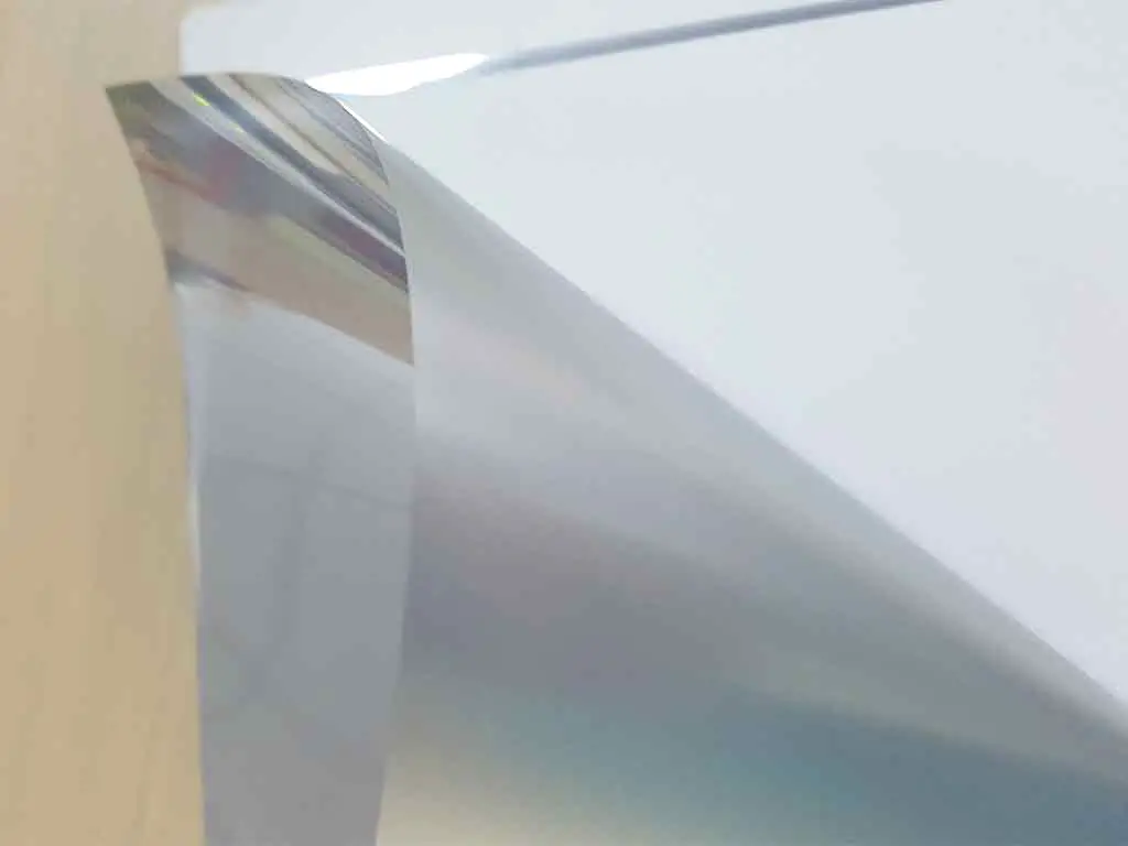 Folie protecţie solară argintie, Silver Matte, efect de sablare,152 cm lăţime