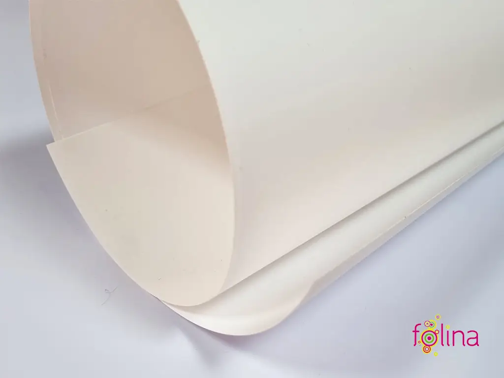 Folie PVC rigid alb mat, Aslan N22, fără adeziv, rolă de 123x200 cm