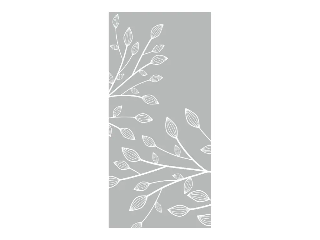 Folie sablare cu model crengi stilizate, Folina, pentru uşi din sticlă, rolă de 100x210 cm