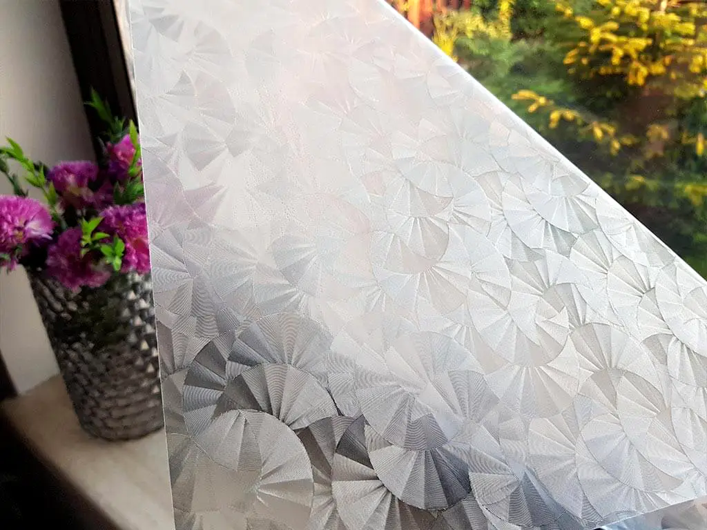 Folie geam autoadezivă, d-c-fix Eis, sablare translucidă, rolă de 45 cm x 3metri