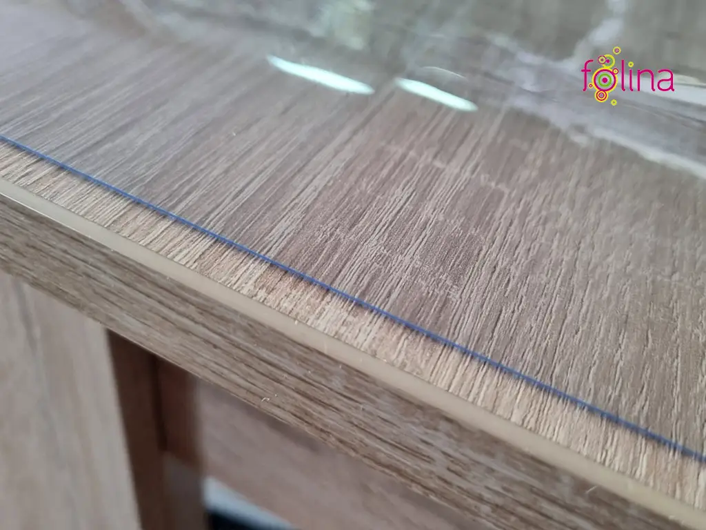 Folie protecţie din PVC 1 mm transparent, fără adeziv, cu o tentă ușor albăstruie, 137 cm lăţime
