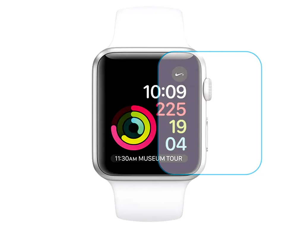 Folie de protecție ceas smartwatch Apple Watch seria1, 38mm - set 3 bucăți
